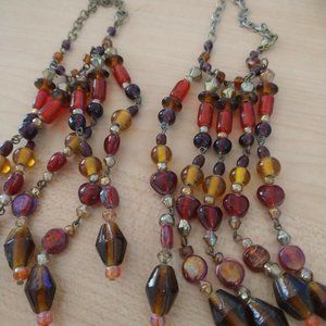 Set of Two Beaded Curtain Tiebacks Holdbacks